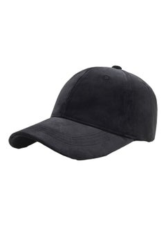 Embroidered Cricket Cap Black