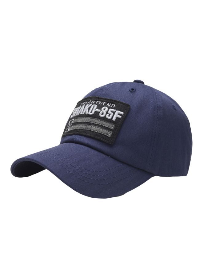 Embroidered Cricket Cap Blue  - Image 1