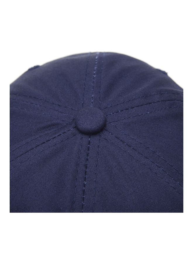 Embroidered Cricket Cap Blue  - Image 3