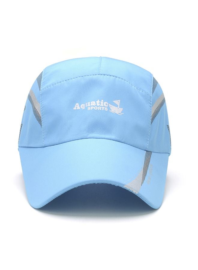 Printed Cricket Cap Blue - Image 4