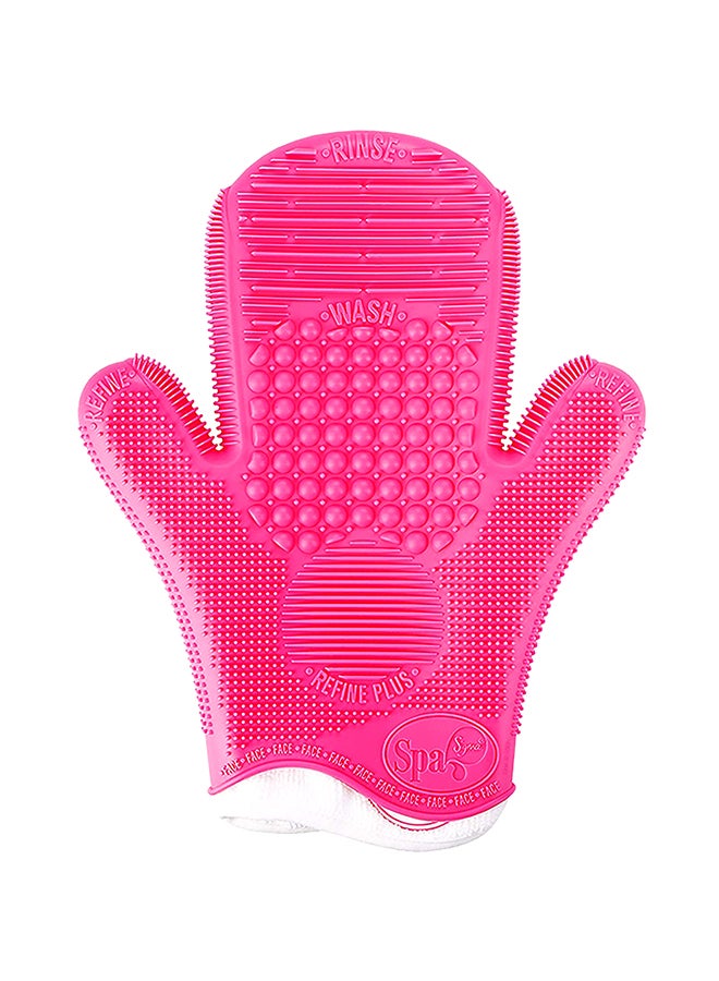 SIGMA Spa Tm Brush Cleaning Glove Pink  - Image 2