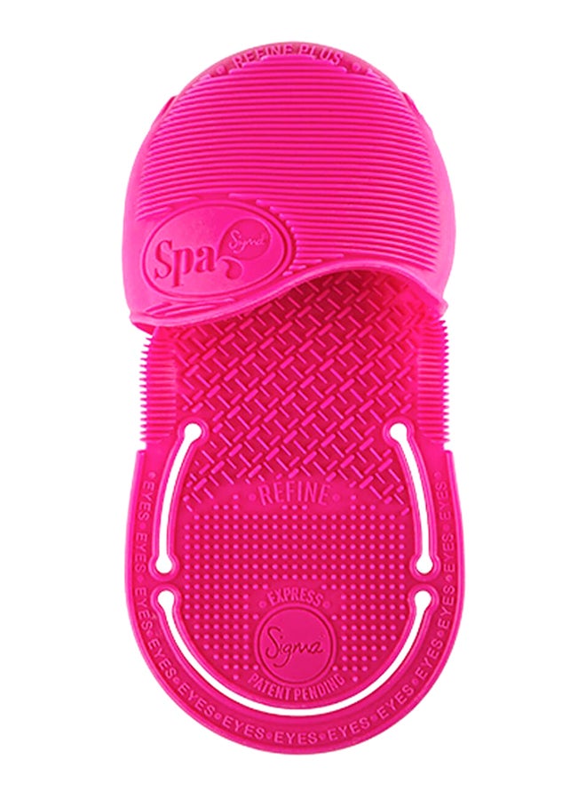Sigma Beauty Spa Express Brush Cleaning Glove Pink - Image 2