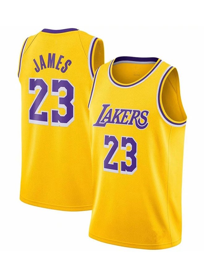 Xintown - NBA Star Jersey T-Shirt Yellow - Image 1