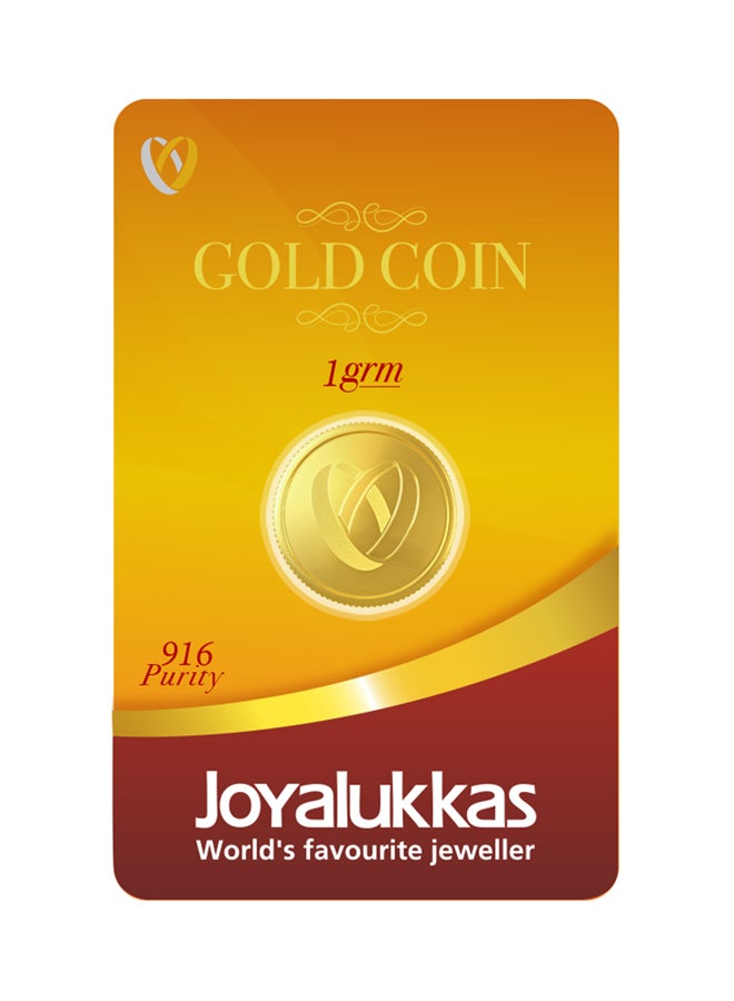 Joyalukkas - 22K Gold Coin, 1 Gram - Image 1