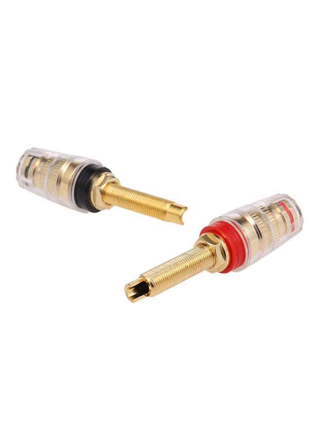 Generic 1 Pair 24-Gold Plated Longer Speaker Terminals V6540 Gold  - Image 2