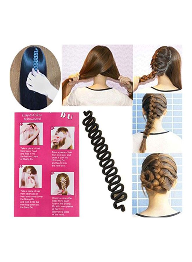 Teanfa Hair French Braider Styler Black - Image 2