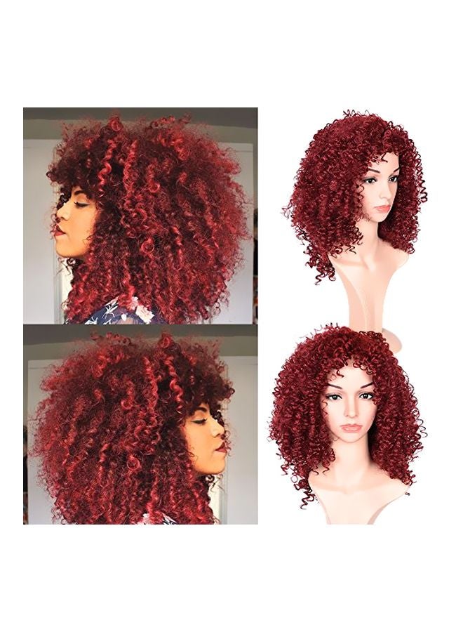 Afro Curly Hair Wig 03M17 Burgundy - v1569590043/N29274400A_4