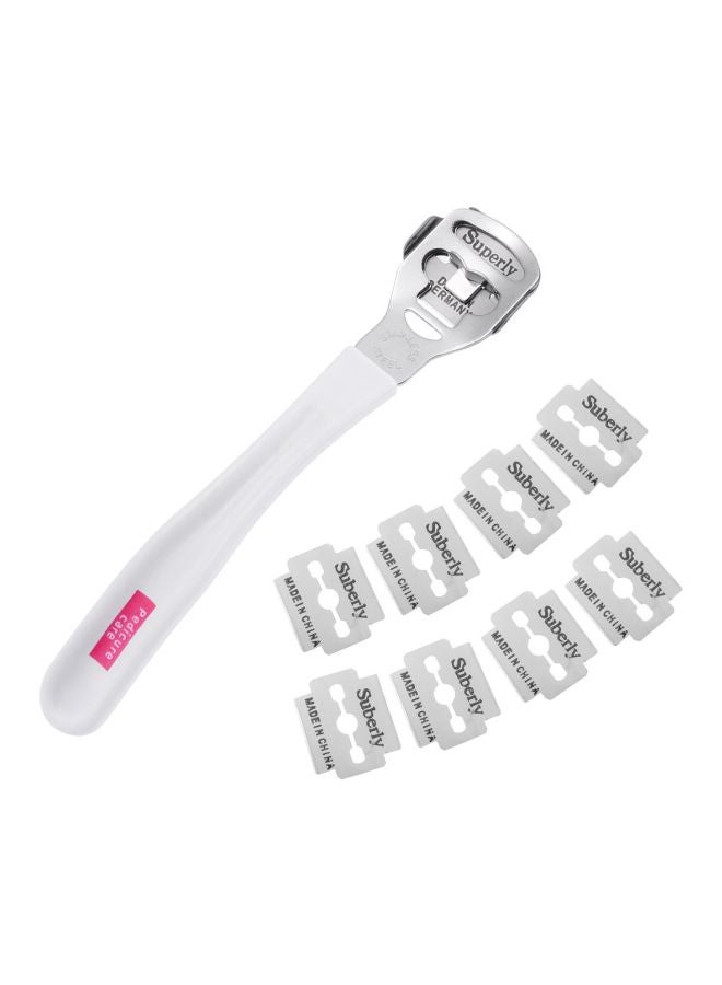 Hard Skin Remover With 20-Blade White/Silver - v1569590163/N29277882A_3