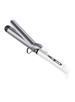 Beach Waver Curling Iron With Hair Clip And Gloves Set White/Grey