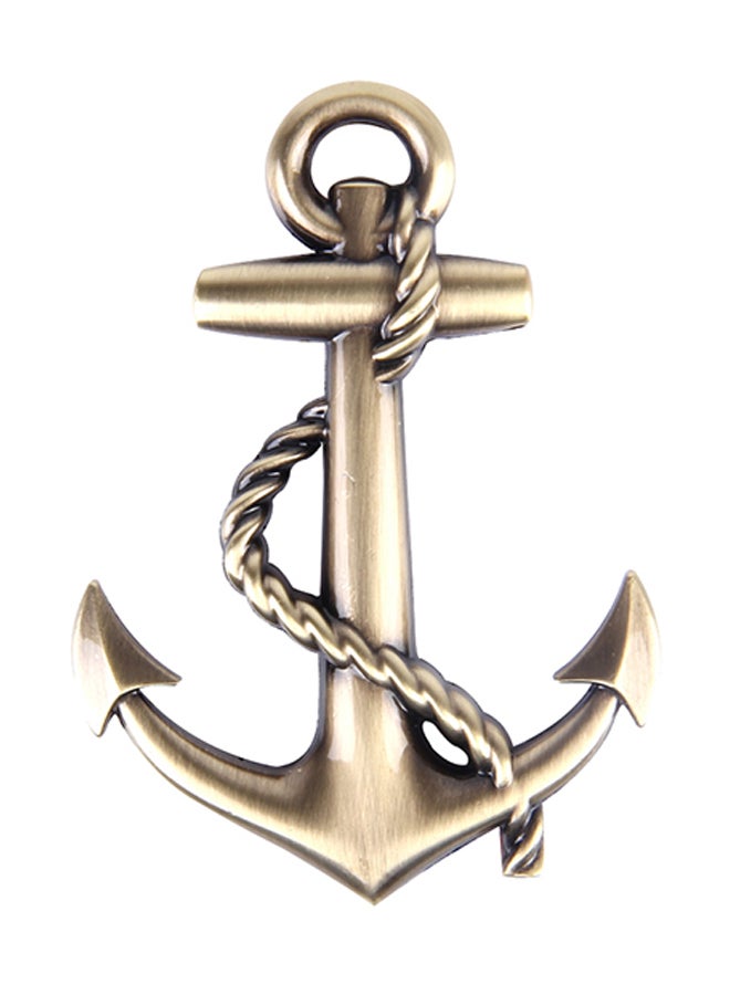 Ship Anchor Shape Metal Sticker For Car - Image 1
