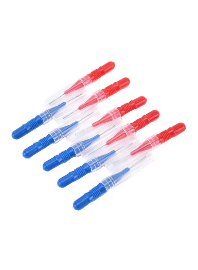 River Lake 100-Piece Tooth Flossing Head Brush Multicolour  - Image 1