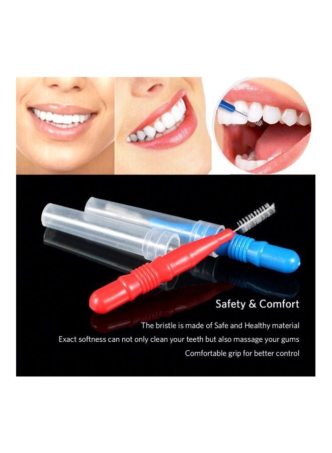 River Lake 100-Piece Tooth Flossing Head Brush Multicolour  - Image 4