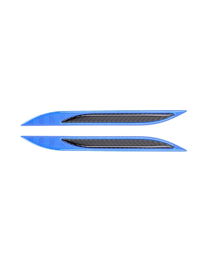 Generic 2-Piece Carbon Fiber Rear Bumper Decorative Strip  - Image 1