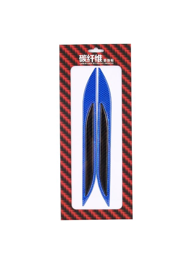 Generic 2-Piece Carbon Fiber Rear Bumper Decorative Strip  - Image 5