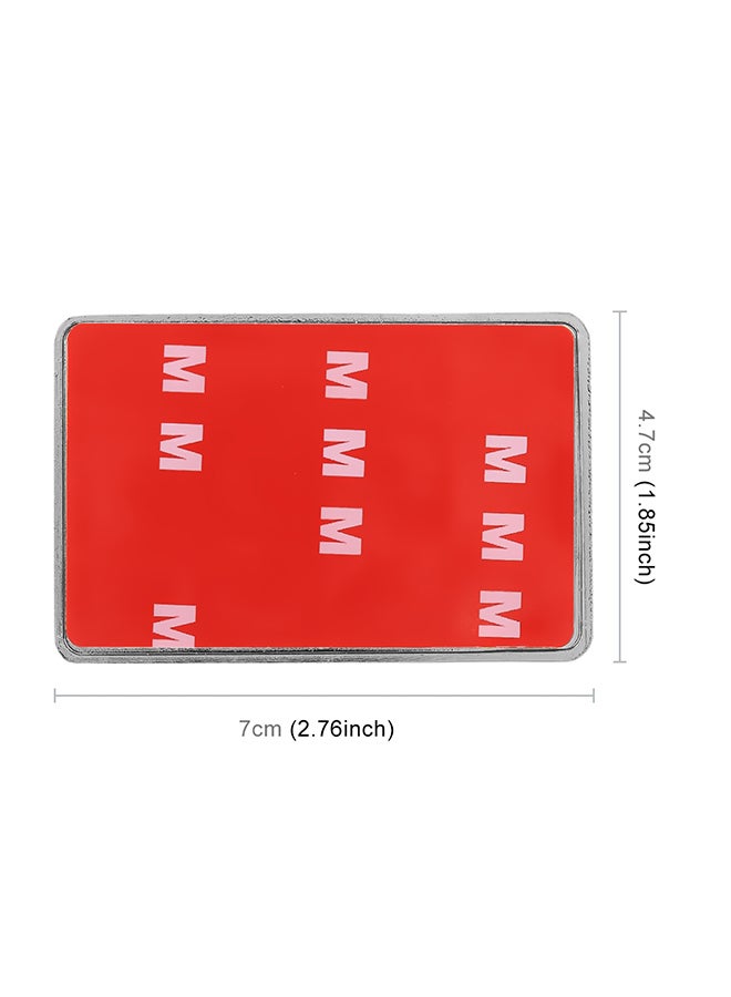 Generic Canada Flag Rectangle Shape VIP Metal Decorative Sticker  - Image 2