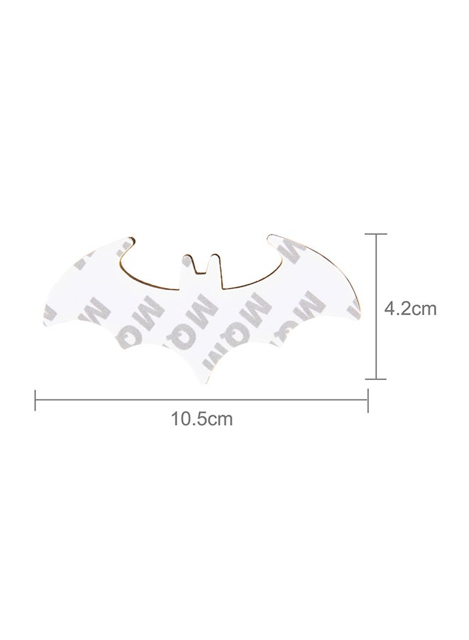 Generic Bat Shape Shining Metal Car Decorative Sticker  - Image 2