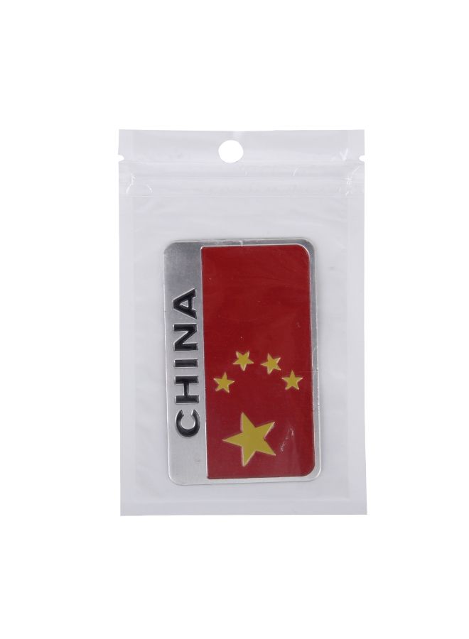 Generic China Flag Style Metal Car Sticker  - Image 3