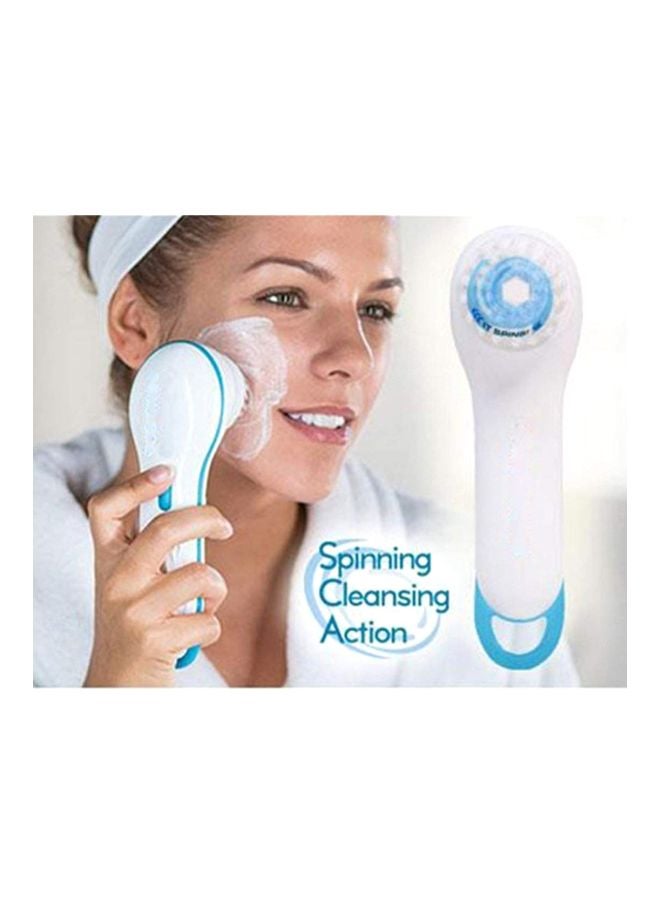 Electric Face Cleaning Brush White/Blue - v1569590305/N29296956A_3