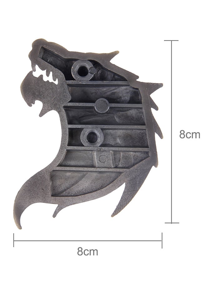 Generic Wolf Head Shape Shining Metal Car Decorative Sticker  - Image 2