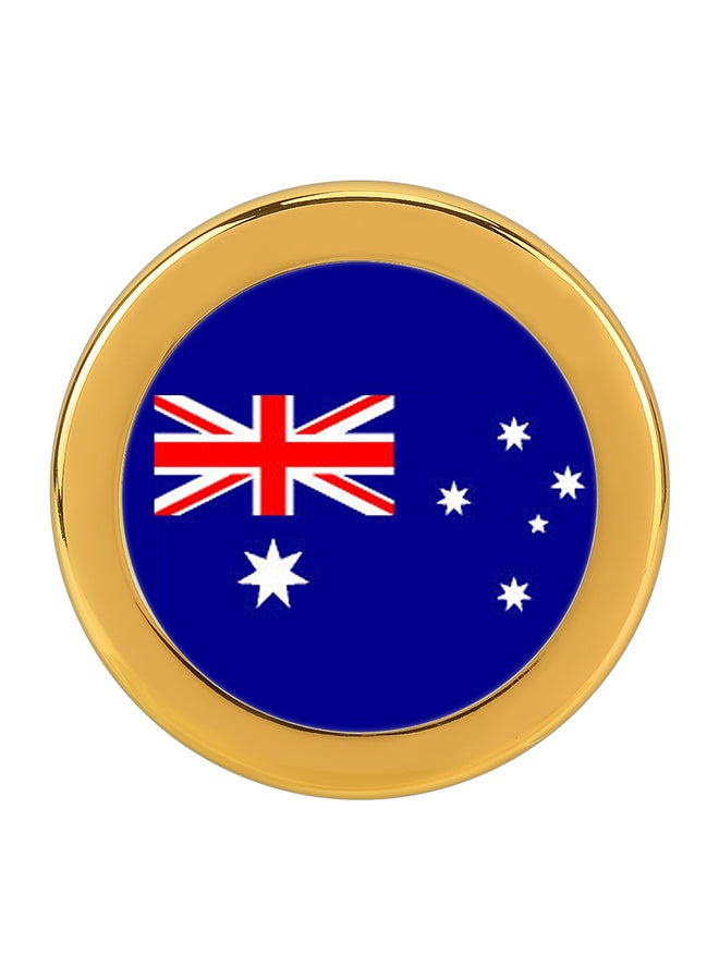 Generic Australian Flag Pattern Front Grill Metal Decorative Sticker  - Image 1