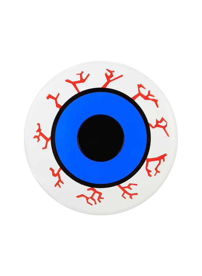 Generic 4-Piece Eye Pattern Car Wheel Hub Decorative Metal Sticker  - Image 2