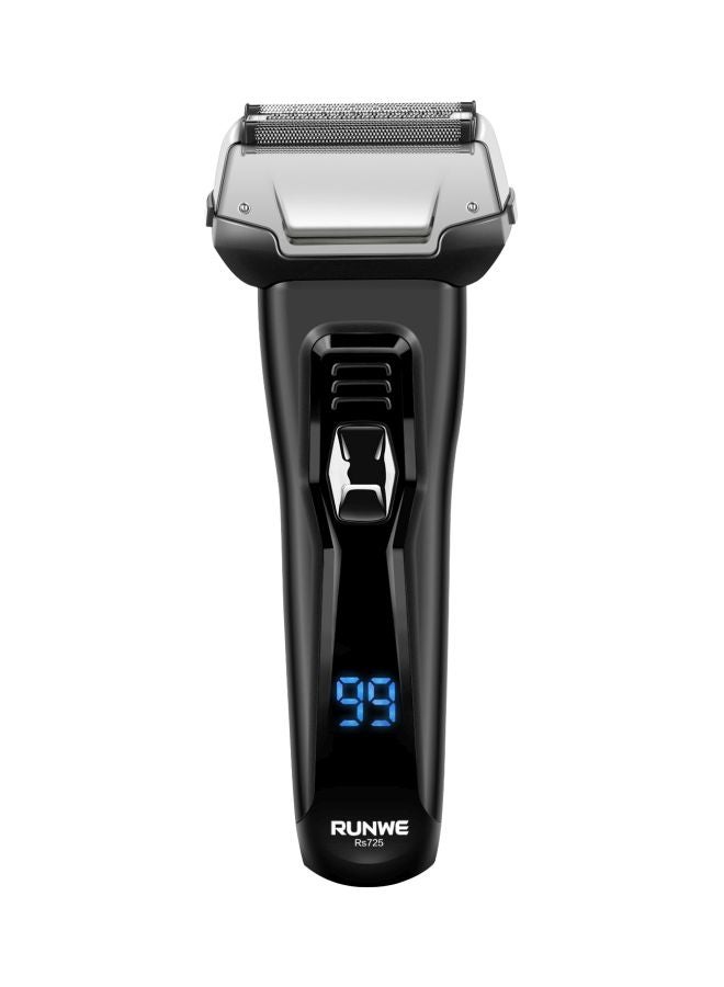 RUNWE - Cordless Foil Shaver Beard Trimmer Black - Image 1