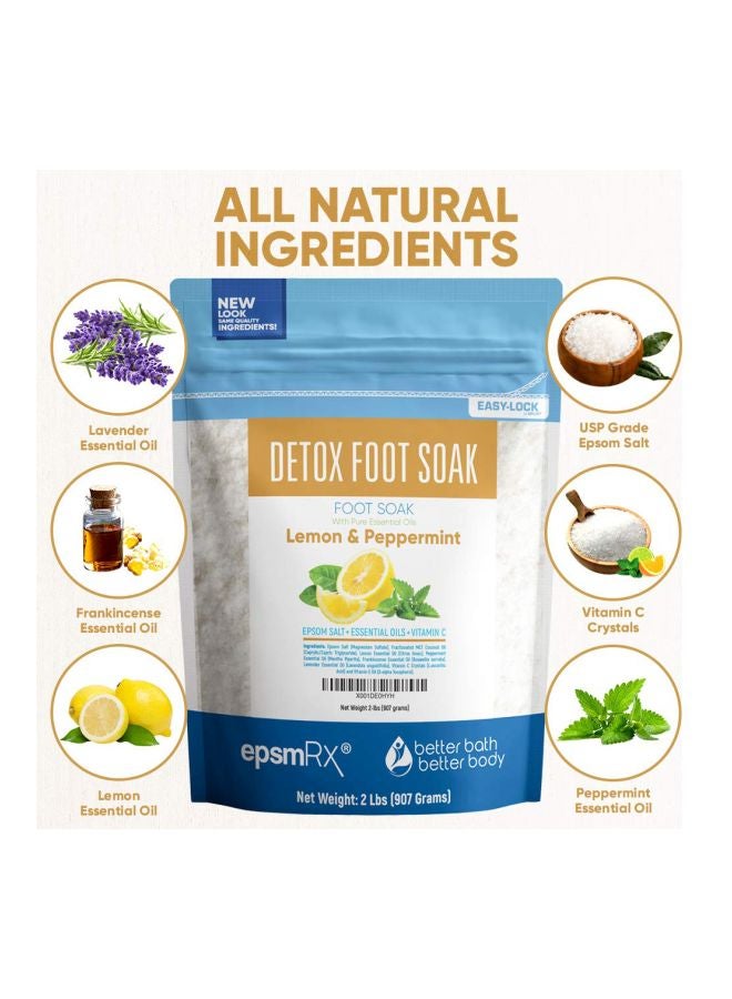 Better Bath Better Body Lemon And Peppermint Detox Foot Soak White  - Image 3