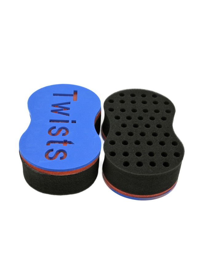 BEWAVE Twist Hair Brush Sponge Blue/Black/Brown - Image 4