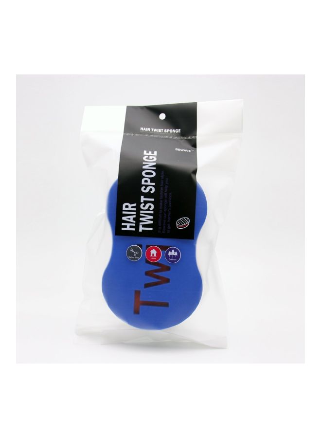 BEWAVE Twist Hair Brush Sponge Blue/Black/Brown - Image 5