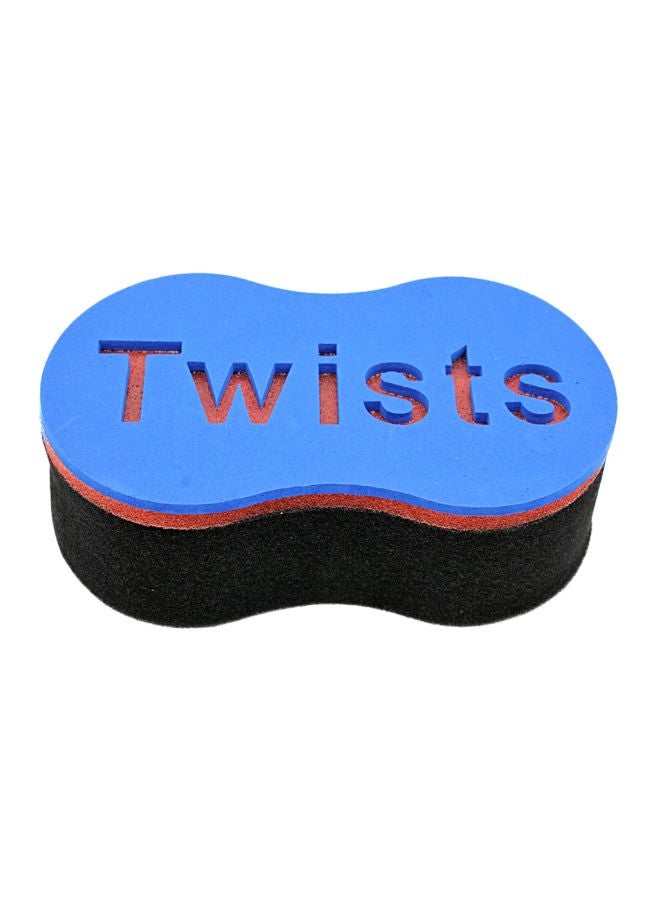 BEWAVE Twist Hair Brush Sponge Blue/Black/Brown - Image 1
