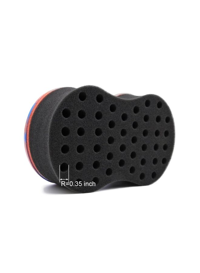 BEWAVE Twist Hair Brush Sponge Blue/Black/Brown - Image 3