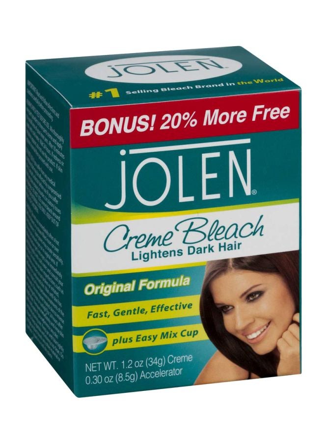 جولين مجموعة كريم تفتيح الشعر مكونة من قطعتين أبيض