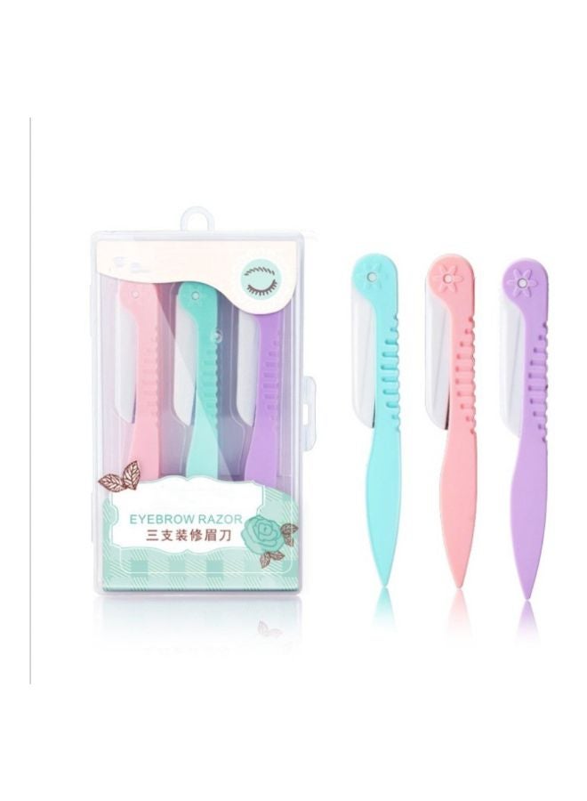 kakamono Foldable Eyebrow Shaper Razor Purple - Image 2