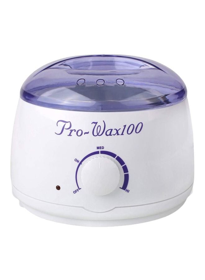 BYBOO Pro-Wax 100 Wax Warmer Hair Removal Kit White/Blue  - Image 1