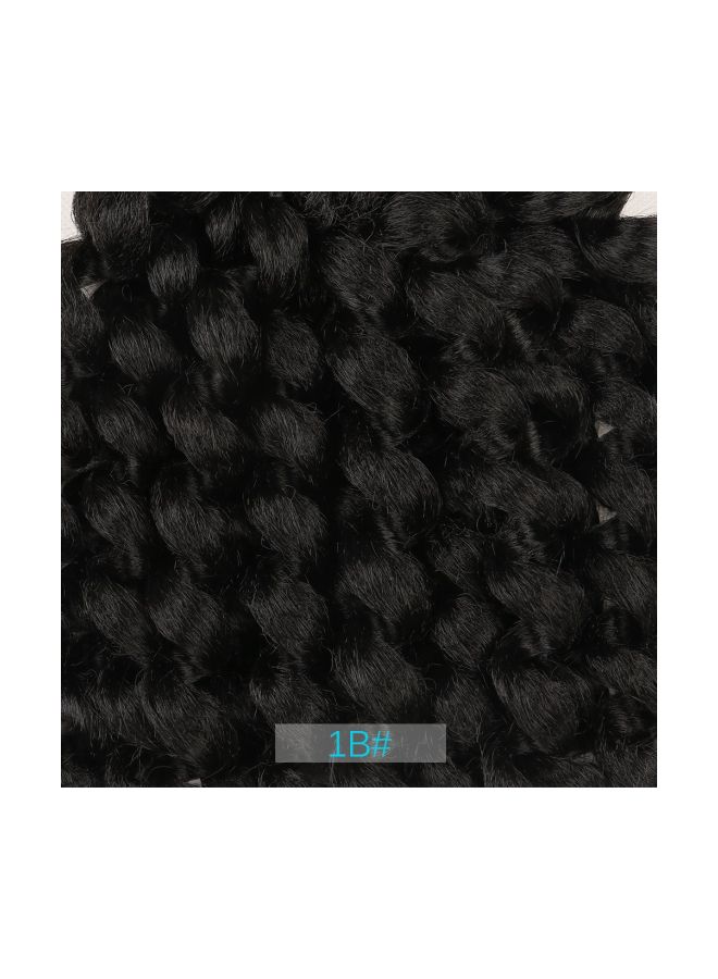 Xtrend 3-Piece 20 Strands Curls Hair Extensions 1B 8inch - Image 2