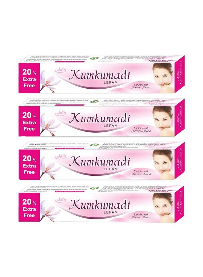 JAIN Pack Of 4 Kumkumadi Lepam Fairness Cream 30grams - Image 1