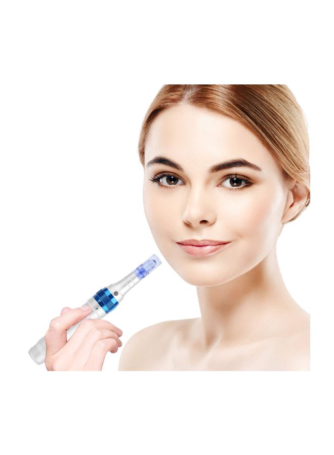 Boeson Dr. Pen Ultima A6 Professional Microneedling Pen Silver/Blue  - Image 4