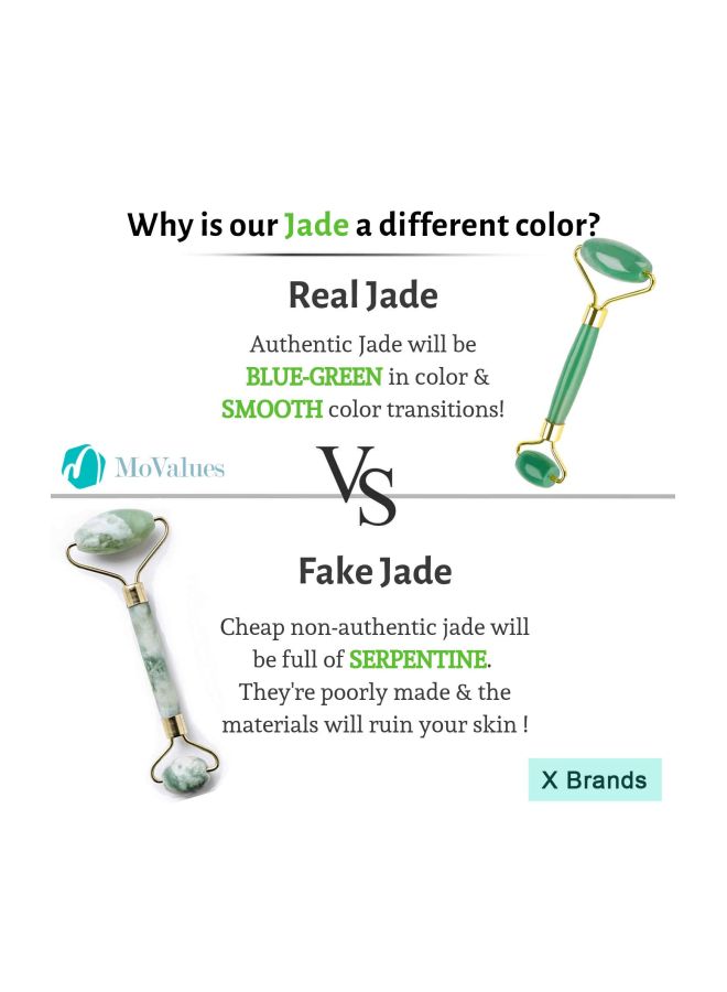 Your Beauty Secret Jade Roller Green/Gold - v1569590733/N29331034A_4