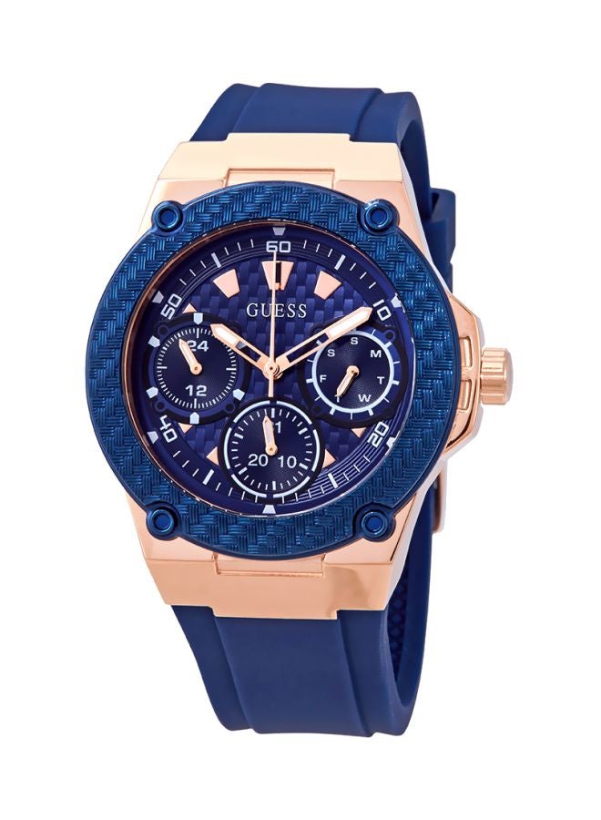 جس ساعة يد زينا بعقارب مقاومة للماء طراز W1094L2 - مقاس 39 مم - لون أزرق للنساء - Image 1