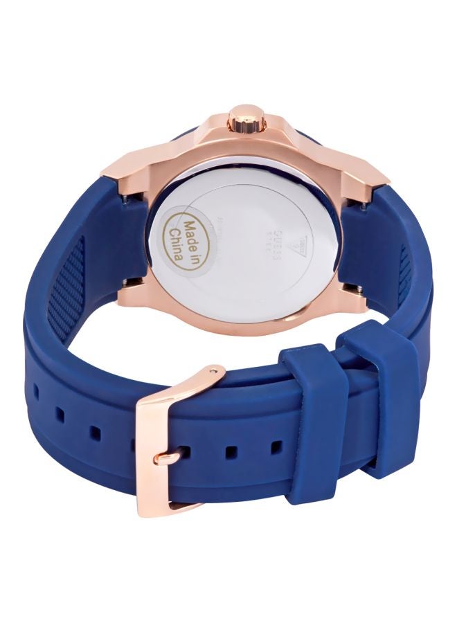 جس ساعة يد زينا بعقارب مقاومة للماء طراز W1094L2 - مقاس 39 مم - لون أزرق للنساء - Image 2