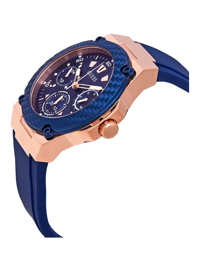 جس ساعة يد زينا بعقارب مقاومة للماء طراز W1094L2 - مقاس 39 مم - لون أزرق للنساء - Image 3