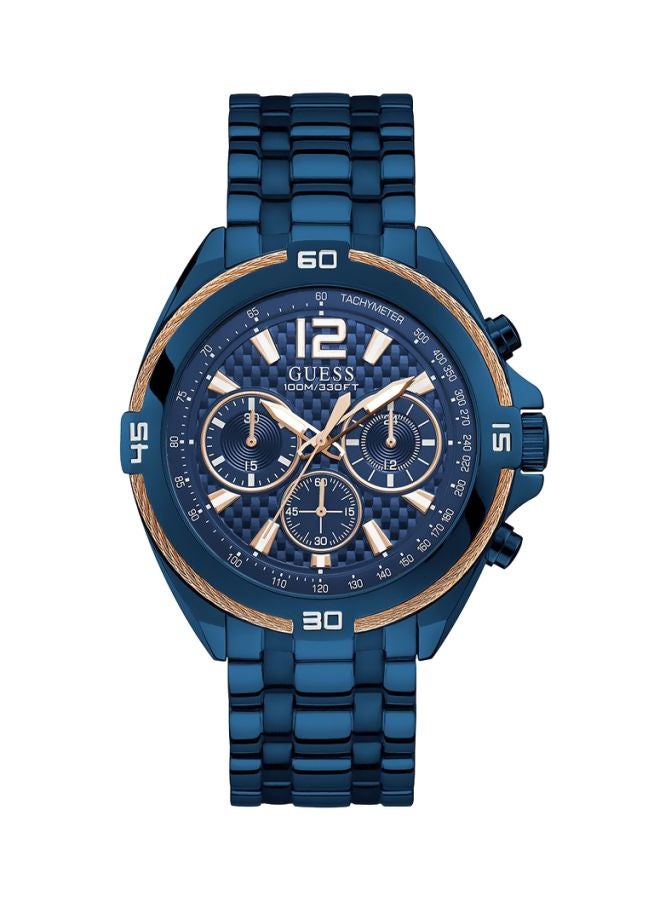 جس ساعة يد كرونوغراف بسوار من الستانلس ستيل طراز W1258G3 للرجال - Image 1