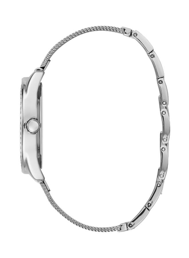 جس ساعة يد بعقارب وسوار من الستانلس ستيل طراز W1142L1 للنساء - Image 3