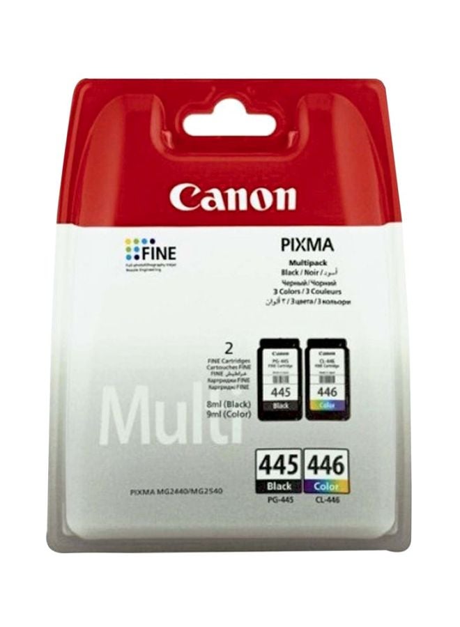 Canon - Pg445 and Cl446 Combo Pack for Ip2840 Mg2440 Mg2540 Mg2940 Printers 445 Black/446 Color - Image 1