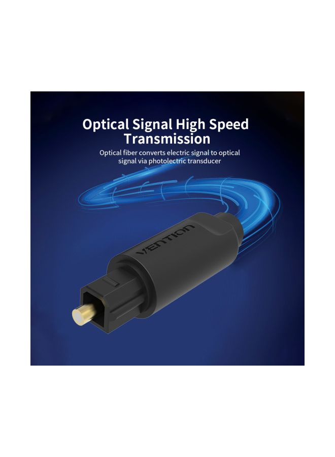 VENTION Digital Optical Fiber Audio Cable Black - Image 4