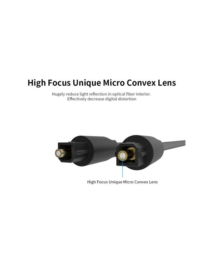 VENTION Digital Optical Fiber Audio Cable Black - Image 4