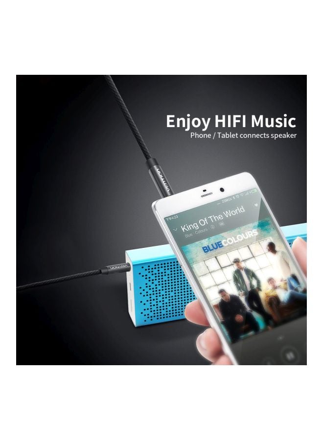 فينشن كابل صوت إيه يو إكس أسود - Image 4