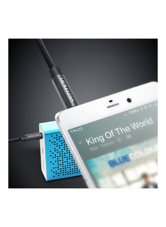 فينشن كابل صوت إيه يو إكس أسود - Image 2