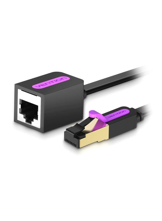 VENTION CAT 7 RJ45 LAN Network Extension Cable Black  - Image 2