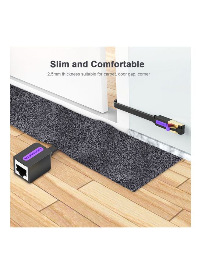 VENTION CAT 7 RJ45 LAN Network Extension Cable Black  - Image 4